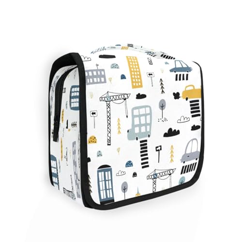 Kulturbeutel zum Aufhängen, Auto, Kinderwagen, für Damen, Herren, Mädchen, niedliches Auto, wasserdicht, Make-up, Kosmetik, Wasch-Organizer, Tasche für Reiseutensilien, multi, Kulturbeutel Kulturbeutel zum Aufhängen, Auto, Kinderwagen, für Damen, Herren, Mädchen, niedliches Auto, wasserdicht, Make-up, Kosmetik, Wasch-Organizer, Tasche für Reiseutensilien, multi, Kulturbeutel von Ksajwzf