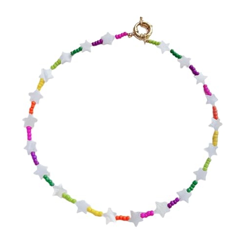 Ksikdeg Einzigartige Herzsternschalen Halskette Accessorty Mit Premium Perlen Perfekt Für Trendige Frauen Und Mädchen Ksikdeg Einzigartige Herzsternschalen Halskette Accessorty Mit Premium Perlen Perfekt Für Trendige Frauen Und Mädchen von Ksikdeg