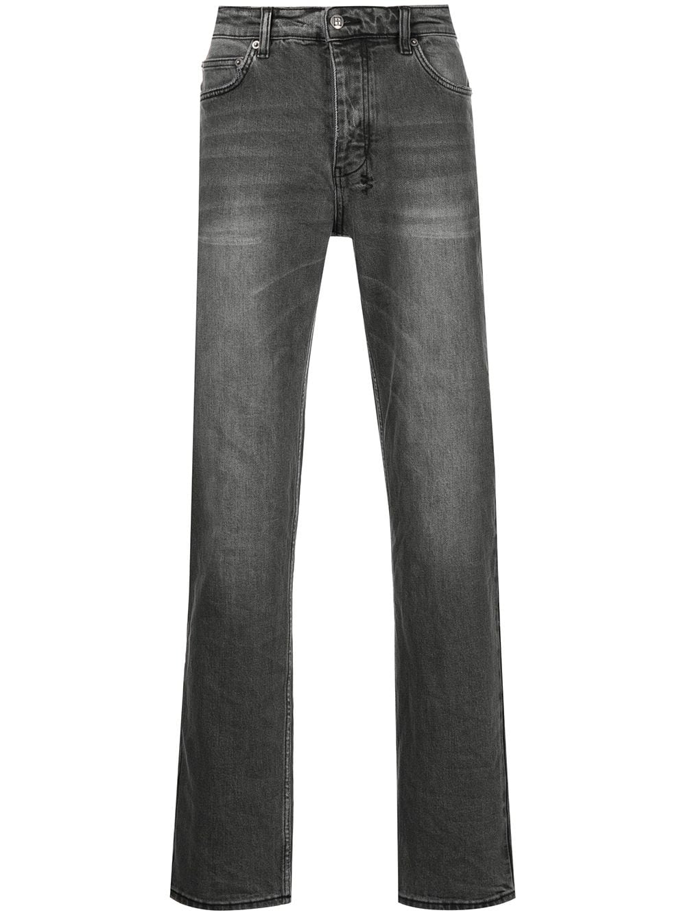 Ksubi Ausgeblichene Slim-Fit-Jeans - Schwarz von Ksubi