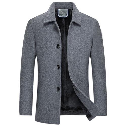 Kswlwccpp Herren Mantel, Stehkragen 4Xl Wolle Wollmantel Herren Mantel Winter Outdoor 3Xl Herren-Mäntel Trenchcoat Warm Slim Fit Kurz Zweireihig Wintermantel Kurzmantel Kswlwccpp Herren Mantel, Stehkragen 4Xl Wolle Wollmantel Herren Mantel Winter Outdoor 3Xl Herren-Mäntel Trenchcoat Warm Slim Fit Kurz Zweireihig Wintermantel Kurzmantel von Kswlwccpp