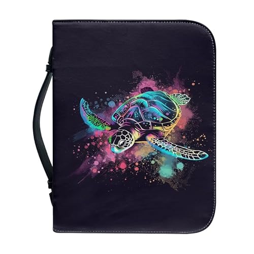 Kuiaobaty Büchertasche für Kinder, Motiv: Schildkröte, lebendige Meeresschildkröte, mit Griff, 4 Größen, für Teenager Kuiaobaty Büchertasche für Kinder, Motiv: Schildkröte, lebendige Meeresschildkröte, mit Griff, 4 Größen, für Teenager von Kuiaobaty