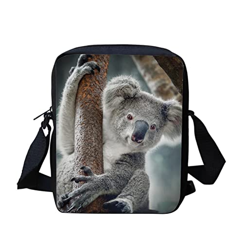 Kuiaobaty Kleine Umhängetasche für Jungen und Mädchen, Umhängetasche, kleine Umhängetasche, Mini-Reisetasche, Koala von Kuiaobaty