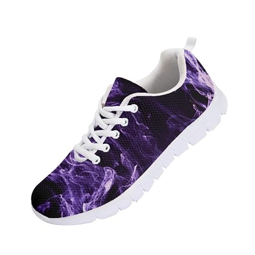 Kuiaobaty Unisex-Laufschuhe, modisch, atmungsaktiv, athletisch, leicht, mit Memory-Schaum, Purple Smog, 37 EU von Kuiaobaty