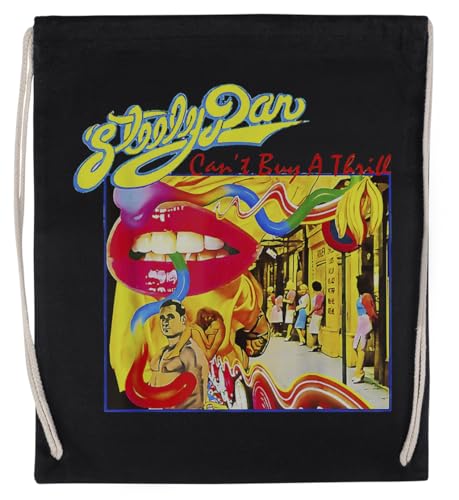 Retro Steely Distressed Arts Dan Unisex-Sporttasche, Schwarz, Umweltfreundlicher Sack von Kwantees