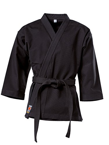 Karate Karate Jacke Traditional schwarz, 8 oz Größe 160 cm von Kwon