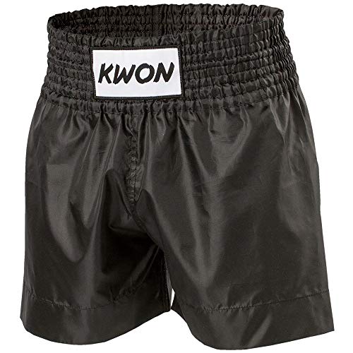 Kwon Muay Thai Shorts, schwarz Größe XL von Kwon