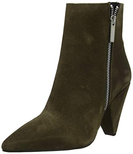 L’Intervalle Damen Melbourne Kurzschaft Stiefel, Grün (Khaki Suede 005) von L’Intervalle