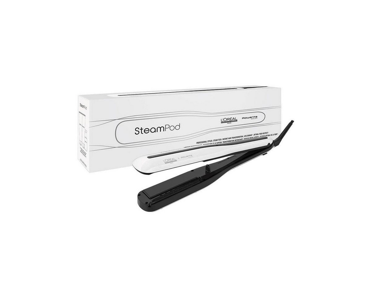 L'ORÉAL PROFESSIONNEL PARIS Glätteisen SteamPod 3.0, Pflegestyler mit Dampf-Technologie für alle Haartypen Keramik-Beschichtung, 30 Min. Dauerbetrieb, Schnellladung, Hair Straightener, Haarglätter, Haare Glätten, Haarstyler, Haare Glätter ohne Akku von L'ORÉAL PROFESSIONNEL PARIS