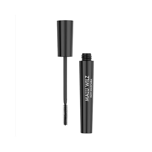 Malu Wilz 24h Mascara schwarz 9ml I Wischfeste, langanhaltende Wimperntusche für ausdrucksstarke Wimpern & aufregendes Augen Make-up I Intensive Farbabgabe von Malu Wilz