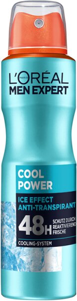 L'Oréal Men Expert Deo Spray Cool Power 48h Ice Effect Deospray 150 ml von L'Oréal Paris