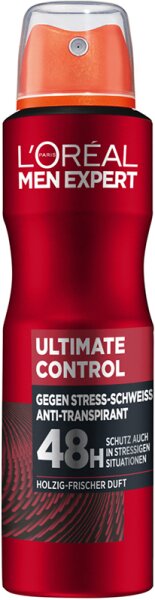 L'Oréal Men Expert Deo Spray Ultimate Control 48h Deospray 150 ml von L'Oréal Paris