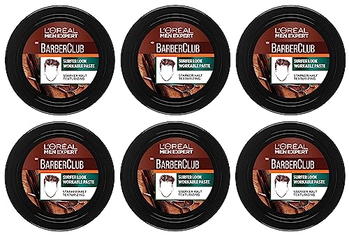 L'Oréal Paris Men Expert Barber Club Surfer Look Workable Paste, 6er Pack (6 x 75 ml) von L'Oréal Paris