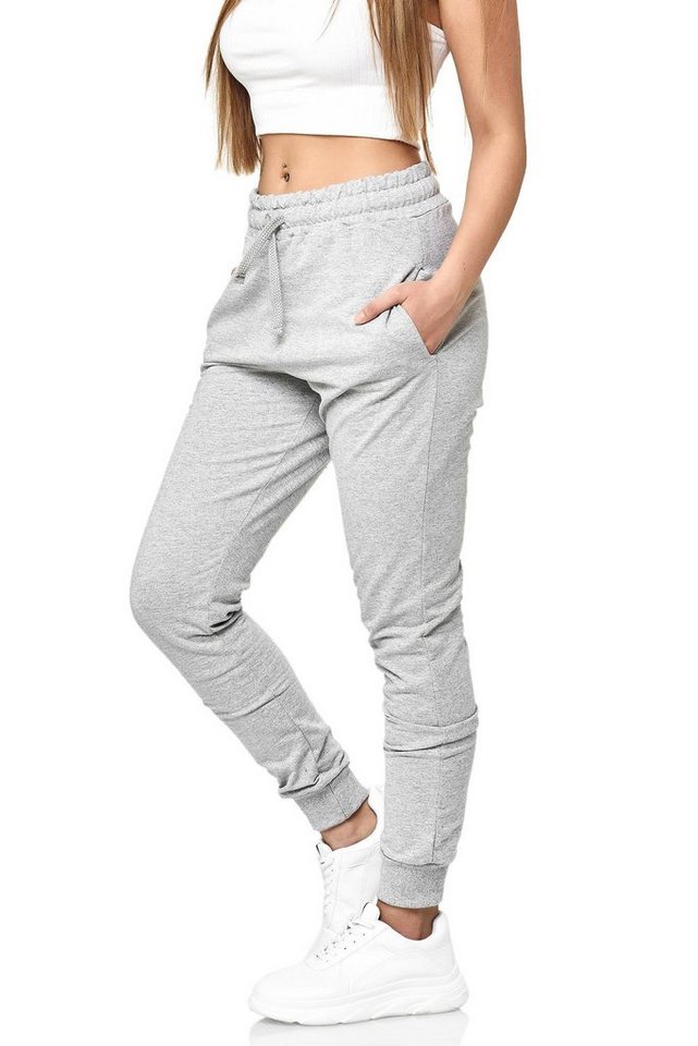 L.gonline Jogginghose Damen Jogginghose, Freizeithose, Unicolor, x240 (Sweatpants, 1-tlg) Fitness Freizeit Casual von L.gonline