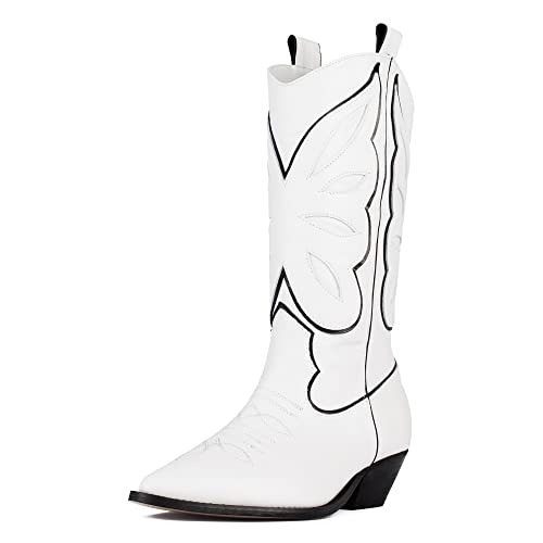 L37 HANDMADE SHOES Damen Don't Stop Me Now Western Boot, White, 38 EU von L37 HANDMADE SHOES