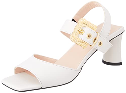 L37 HANDMADE SHOES Heeled Sandals SELFISH GAMES, White, 35 von L37 HANDMADE SHOES