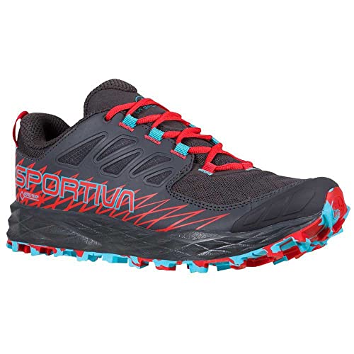 La Sportiva Damen Lycan GTX Traillaufschuhe, Karbongrau, Hibiskus, 38 EU von LA SPORTIVA