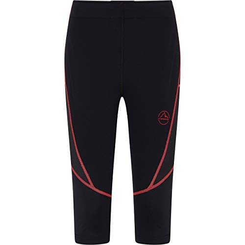 LA SPORTIVA Damen Triumph Tight 3/4W Strumpfhose, Schwarz/Hibiskus, S LA SPORTIVA Damen Triumph Tight 3/4W Strumpfhose, Schwarz/Hibiskus, S von LA SPORTIVA