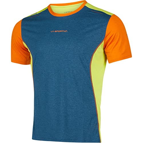 LA SPORTIVA Herren Tracer T-Shirt, Storm Blue-Lime Punch, M von LA SPORTIVA