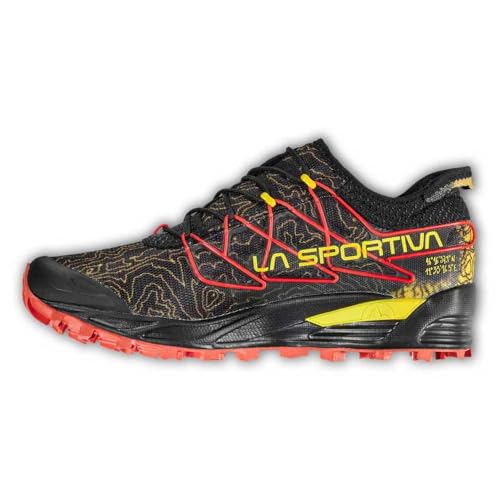 LA SPORTIVA M Mutant Schwarz - Technischer atmungsaktiver Herren Trailrunning Schuh, Größe EU 42 - Farbe Black - Yellow von LA SPORTIVA