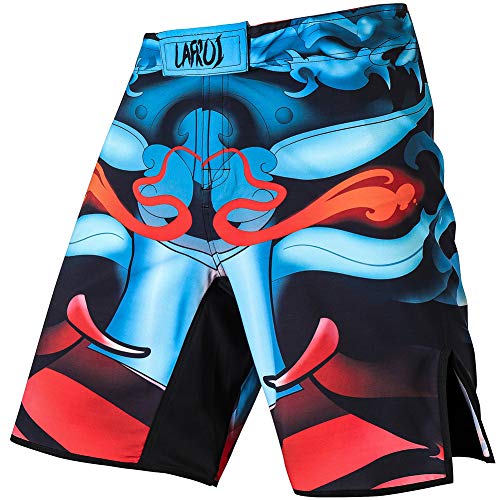 LAFROI Herren MMA Cross-Training Box Shorts Trunks Fight Wear mit Kordelzug und Tasche (Vengeance,MD) von LAFROI