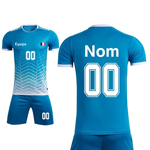 LAIFU Personalisiertes Trikot Kinder Herren Fußballtrikot Fussball Trikot Set Kinder Jungen von LAIFU