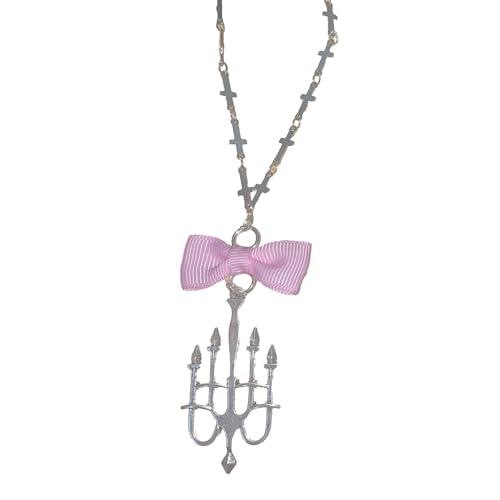 LAIOUSN Halskette mit Schmetterlingsknoten-Anhänger, verstellbarer Ständer, Choker, elegante Schleifen, Halskette, Kerzenständer, Schmuck für Frauen LAIOUSN Halskette mit Schmetterlingsknoten-Anhänger, verstellbarer Ständer, Choker, elegante Schleifen, Halskette, Kerzenständer, Schmuck für Frauen von LAIOUSN