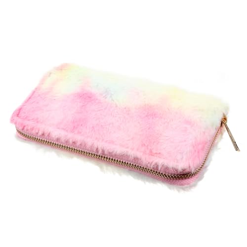 LALADEFIEE 1stück Langer Plüsch Geldbeutel Für Damen Farbverlauf Regenbogen Geldbörse Stilvolle Tragbare Handtasche Für Schüler Und Mit Hochwertiger Verarbeitung Und Viel LALADEFIEE 1stück Langer Plüsch Geldbeutel Für Damen Farbverlauf Regenbogen Geldbörse Stilvolle Tragbare Handtasche Für Schüler Und Mit Hochwertiger Verarbeitung Und Viel von LALADEFIEE