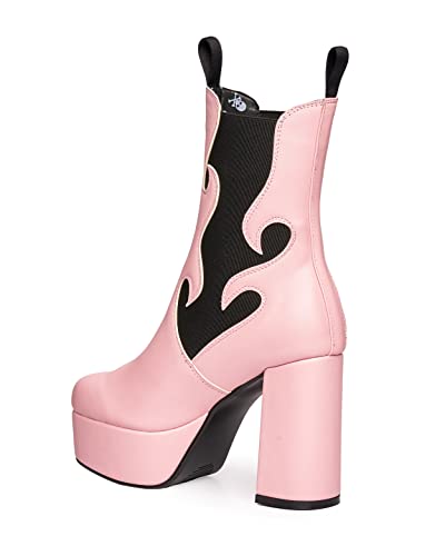 LAMODA Damen Feelings Ankle Boot, Pink Pu, 39 EU von LAMODA