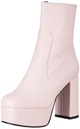 LAMODA Damen Making Moves Ankle Boot, Pink Pu, 39 EU von LAMODA