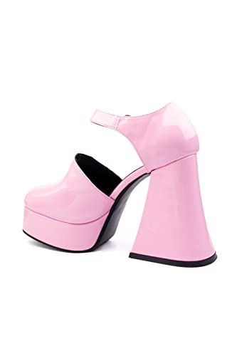 LAMODA Damen One in A Million Court Shoe, Pink Patent, 39 EU von LAMODA