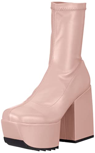 LAMODA Damen Pretty Please Mid Calf Boot, Pink Pu, 37 EU von LAMODA