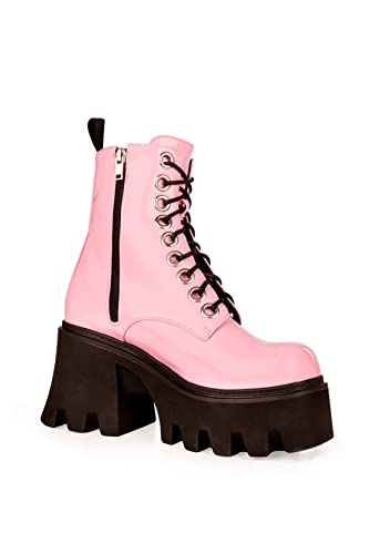 LAMODA Damen Run To You Ankle Boot, Pink Patent, 38 EU von LAMODA