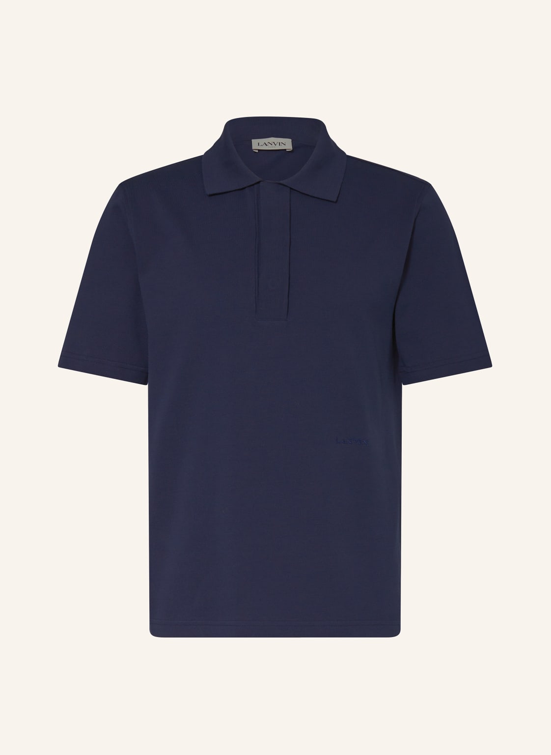 Lanvin Piqué-Poloshirt blau von LANVIN