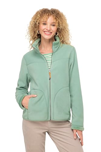 Laurasøn Wende-Jacke, Fleece- und Teddy-Seite, Stehkragen, Langarm mintgrün L 820384420-L von Laurasøn