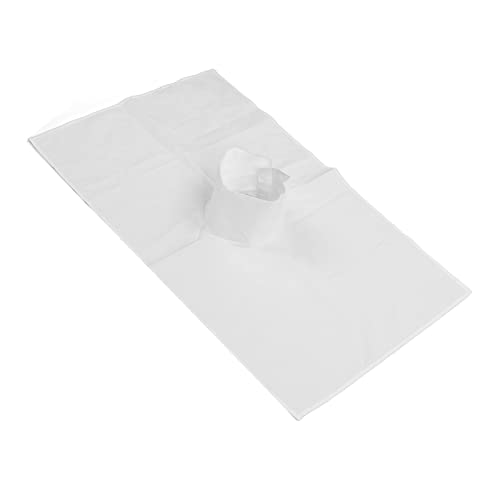 Kosmetisches Bettlaken, weiß, Massage-Tischplatte, perforiert, atmungsaktiv, schnell trocknend, Wohnzimmer, waschbares Bettlaken von LBEC