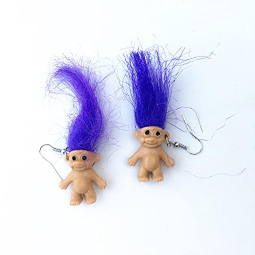 LCUK Troll Doll Earhook Retro Nostalgisch Niedliche Hässliche Puppe Ohrring Mehrfarbiger Hip Hop Übertreiben Haar Seltsam Baby Kreativer Schmuck LCUK Troll Doll Earhook Retro Nostalgisch Niedliche Hässliche Puppe Ohrring Mehrfarbiger Hip Hop Übertreiben Haar Seltsam Baby Kreativer Schmuck von LCUK