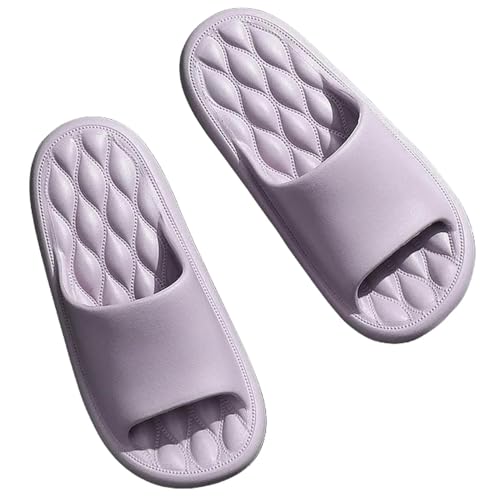 LDHZSS Badelatschen Herren Große Größe Slipper Outdoor Flip Flops Sommersandalen Weiche Paare Heimbad Nicht -schlupfschuhe-e-36-37 (schlagen Sie 35-36 Vor) von LDHZSS