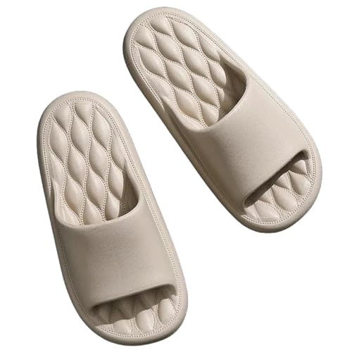 LDHZSS Badelatschen Herren Große Größe Slipper Outdoor Flip Flops Sommersandalen Weiche Paare Heimbad Nicht -schlupfschuhe-ich-40-41 (vorschlagen 39-40) von LDHZSS