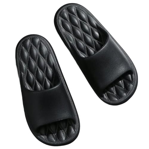 LDHZSS Badelatschen Herren Große Größe Slipper Outdoor Flip Flops Sommersandalen Weiche Paare Heimbad Nicht -schlupfschuhe-k-40-41 (vorschlagen 39-40) von LDHZSS