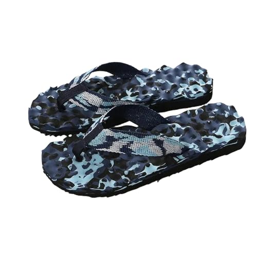 LDHZSS Badelatschen Herren Männer Flip Flops Boden Flache Schuhe Innensommer Sommer Hausschuhe Massage Bequeme Schuhe-n-45 von LDHZSS