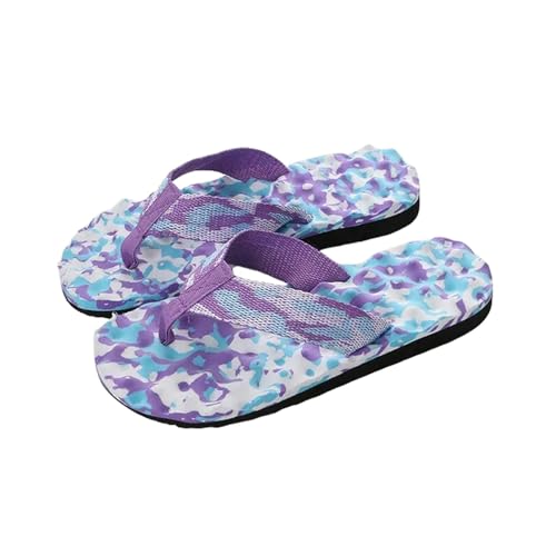 LDHZSS Badelatschen Herren Männer Flip Flops Boden Flache Schuhe Innensommer Sommer Hausschuhe Massage Bequeme Schuhe-p-37 von LDHZSS