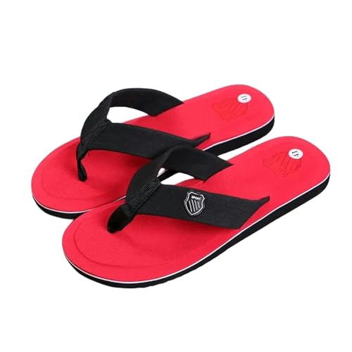 LDHZSS Badelatschen Herren Sommer Flip Flops Strand Sandalen Anti -slip Lässige Flachschuhe Hausschuhe Hausschuhe Für Männer-r-40 von LDHZSS