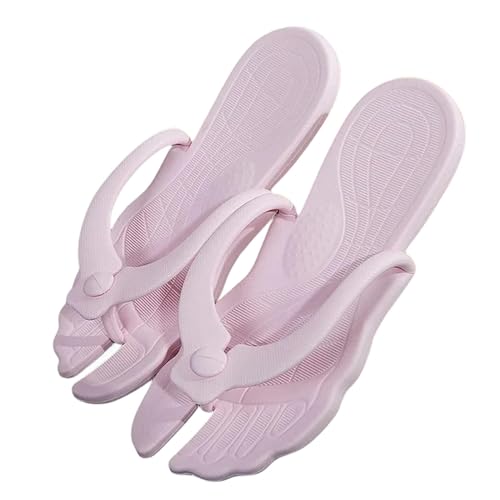 LDHZSS Hausschuhe Damen Damen Reisen Tragbares Klapphotel Bad Slipper Resistant Slipper Liebhaber Strand Außerhalb Flip Flops-p-l 40-41 von LDHZSS