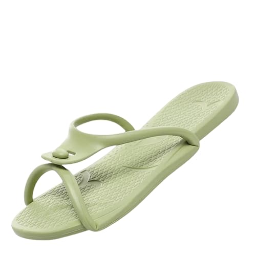 LDHZSS Hausschuhe Damen Frauen Faltbare Hausschuhe Männer Business Trip Tragbare Flip Flops Home Sandals Strand Outdoor Schuhe-g-43-44 von LDHZSS