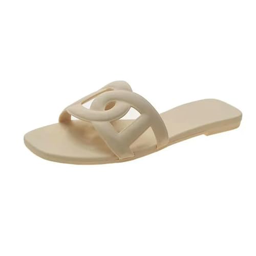 LDHZSS Hausschuhe Damen Sommer -mode -stil Einfache Innenrutsche Im Freien Für Frauen Slipper Beach Schuhe-a-35 von LDHZSS