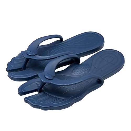 LDHZSS Hausschuhe Damen Tragbare Klappschuhe Für Reisepaare Ehepaar Strand Flip Flops Hotel Bad Anti -skid -hausschuhe-d-m 38-39 von LDHZSS