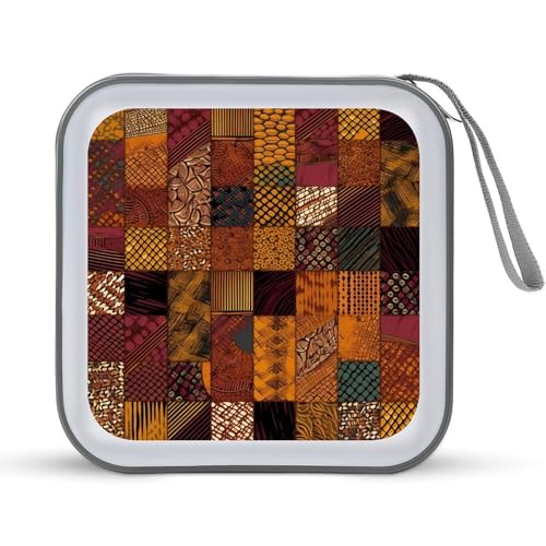 LDTVSFZQ CD-Hülle im afrikanischen Stil, Patchwork-Design, DVD-Hüllen, Brieftasche, Hartplastik, DVD-Disc-Hüllen, Aufbewahrungsordner für Auto, Zuhause, Büro, Reisen, Stil:, Einheitsgröße LDTVSFZQ CD-Hülle im afrikanischen Stil, Patchwork-Design, DVD-Hüllen, Brieftasche, Hartplastik, DVD-Disc-Hüllen, Aufbewahrungsordner für Auto, Zuhause, Büro, Reisen, Stil:, Einheitsgröße von LDTVSFZQ
