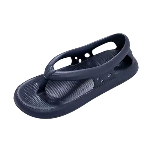 LDadgf Damensandalen Herrensandalen Paar rutschfeste EVA-Flip-Flops mit dicker Unterseite, schnelltrocknende Hausschuhe Schuhe Sneaker Herren 39 (Blue, 40) von LDadgf