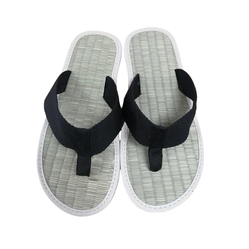 LDadgf Herren Mat Flip Flops Sommer Draußen Tragen Casual Sandalen Flip Flop Schuhe N Schuhe Herren (Black, 40) von LDadgf