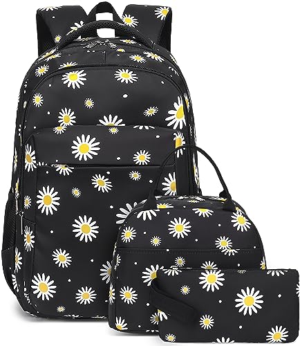 LEDAOU Schulrucksack Junge Teenager Kinder Juvenile Mädchen Daypack Mädchen Freizeitrucksack Backpack von LEDAOU